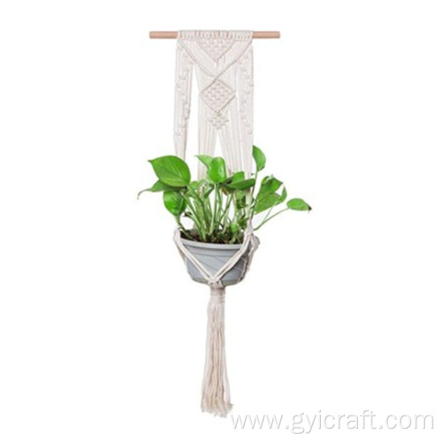macrame hanging plant holder